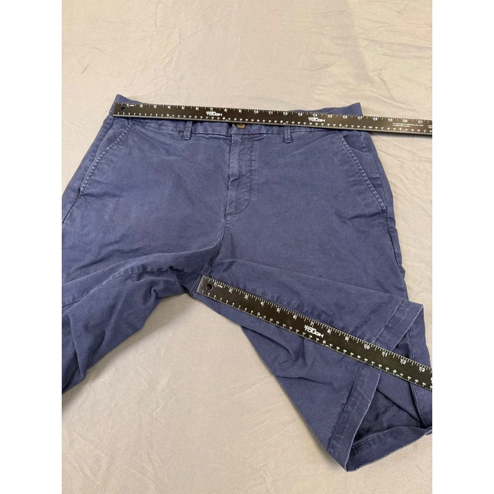 Gap‎ Mens 12 Inch Casual Shorts Tapestry Navy Blue Chino Stretch 34 440988-05